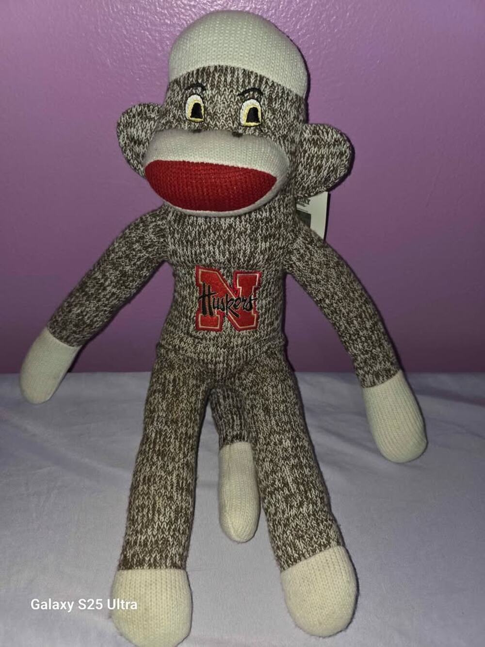 Gameday Social Nebraska Huskers Sock Monkey